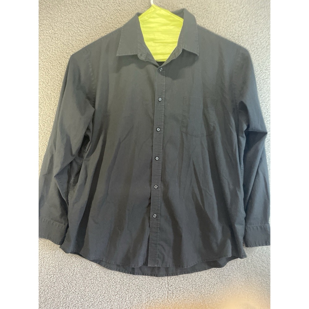 Croft & Barrow Dress Shirt‎ Men's  Size 2XL. Black Business
